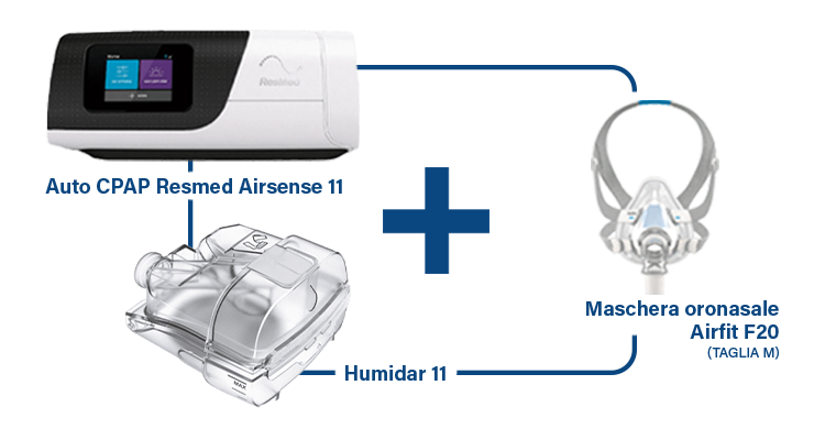 Prodotti CPAP - CPAP e Auto CPAP Pacchetto Autocpap Airsense 11 Resmed